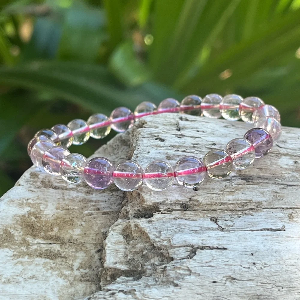 8mm stretchable super seven‎ bracelet